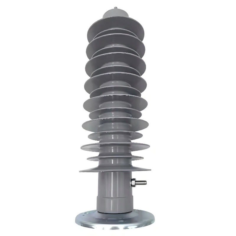 Pararrayos de silicona para exteriores de alto voltaje, 33KV, 35KV, con soporte